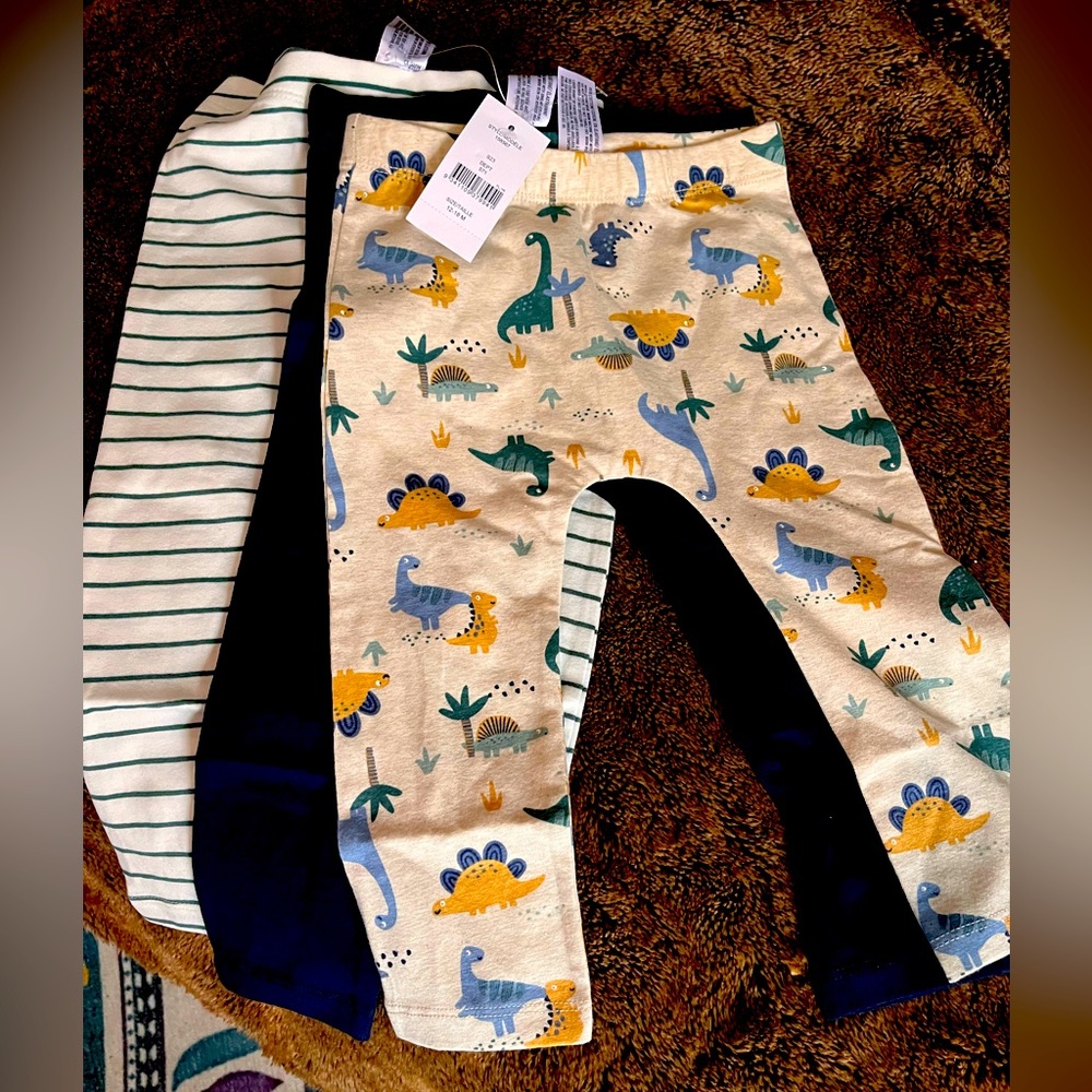 NWT - AnKo Baby - Set of 3 - baby leggings from The Bay - 12-18mth